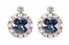 Civetta Spark Brilliance Earring - Made With Swarovksi Montana Crystal Photo