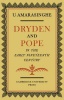 Dryden and Pope in the Early Nineteenth-Century: A Study of Changing Literary Taste 1800 1830 Photo