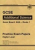 GCSE Additional Science AQA Route 1 Practice Papers - Higher Photo