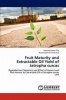 Fruit Maturity and Extractable Oil Yield of Jatropha Curcas Photo