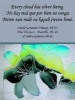 Every Cloud Has Silver Lining. No Hay Mal Que Por Bien No Venga. Menm Nan Male Ou Kapab Jwenn Bone. Photo