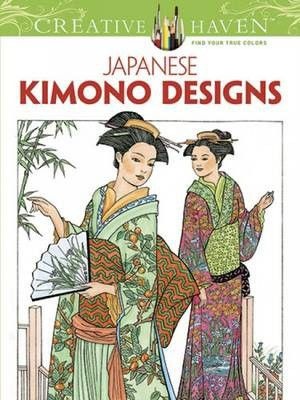 Photo of Creative Haven Japanese Kimono Designs Coloring Book
