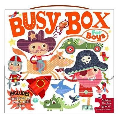 Photo of Busy Box for Boys- Book and Jigsaw Puzzle Set
