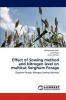 Effect of Sowing Method and Nitrogen Level on Multicut Sorghum Forage Photo