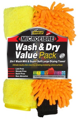 Photo of Shield - Microfibre Wash N Dry Value Pack
