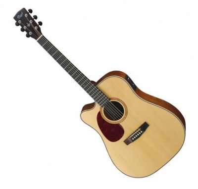 Photo of Cort MR710F NS Acoustic Electric Guitar Solid Top - Natural Satin