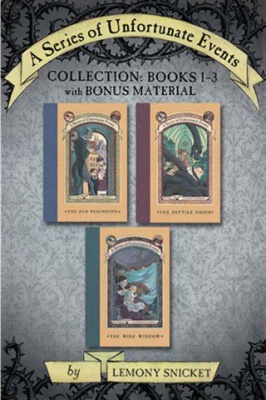 A Series of Unfortunate Events Collection Books 1 3 with Bonus Material