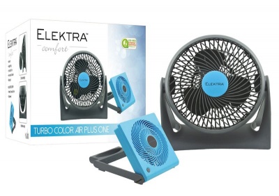 Elektra Turbo Color Air Turbo Fan Plus USB Fan