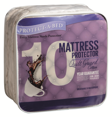 Photo of Protect A Bed Protect-A-Bed - Quiltguard Mattress Protector - White