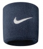 Nike Swoosh Wristbands - Obsidian/White Photo