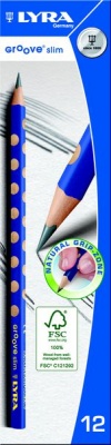 Photo of Lyra Groove Slim 12 HB Graphite Pencils