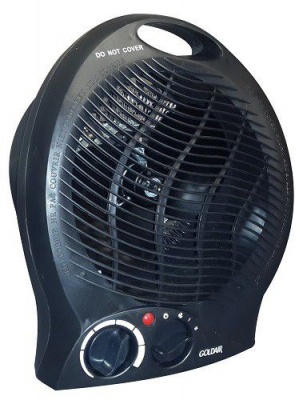Goldair Fan Heater Upright Black