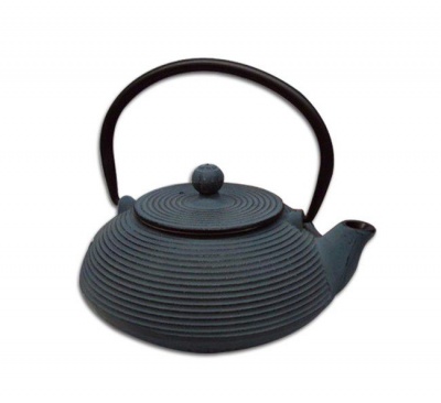 Photo of Regent - Cast Iron Chinese Teapot - Blue - 600ml