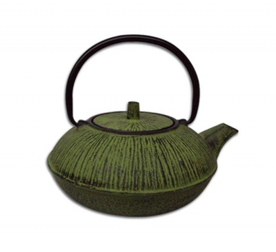 Photo of Regent - Cast Iron Chinese Teapot - Lime Green - 600ml