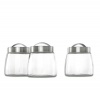 Consol - Soho Glass Canister with Stainless Steel Lids Photo