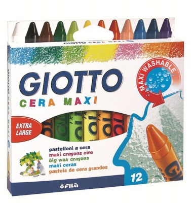 Photo of Giotto Cera Maxi 12 Wax Crayons