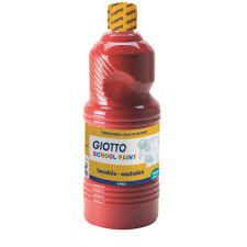 Photo of Giotto School Paint 500ml - Scarlet Red