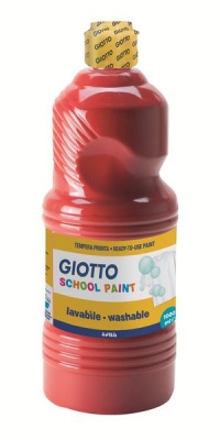 Photo of Giotto School Paint 1000ml - Scarlet Red