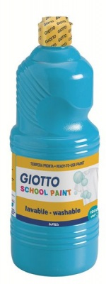 Photo of Giotto School Paint 1000ml - Cyan