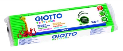 Photo of Giotto Patplume Modelling Clay Block 350g - Light Green