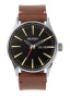 Nixon Sentry Leather Black & Brown Mens Watch - A105019 Photo