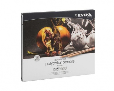 Photo of Lyra Rembrandt Polycolor Pencils - 24 Colours in Metal Box