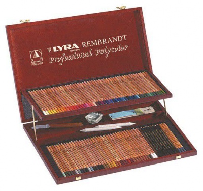 Photo of Lyra Rembrandt Polycolor Pencils Prestige Wooden Box