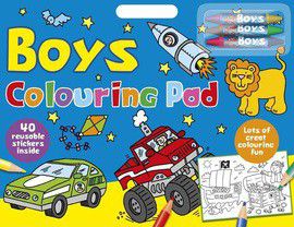 Photo of Boys Colouring Pad - Paperback