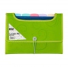 Meeco 6 Division Expanding File with Window - Green Photo