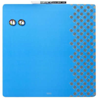 Photo of Quartet Combination Dry Erase & Pin Board - Blue