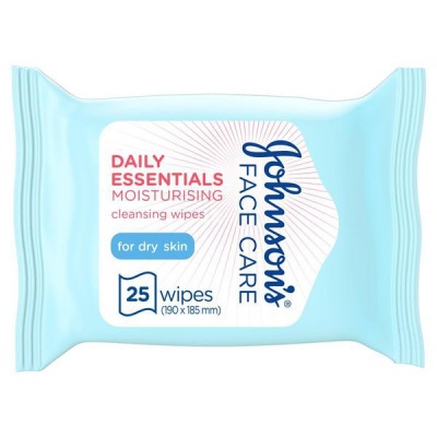Photo of JOHNSON'S Cleansing Wipes Daily Essentials Moisturising Dry Skin Pack of 25 wipes