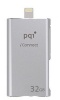 PQI 32GB iConnect Flash Drive - Silver Photo