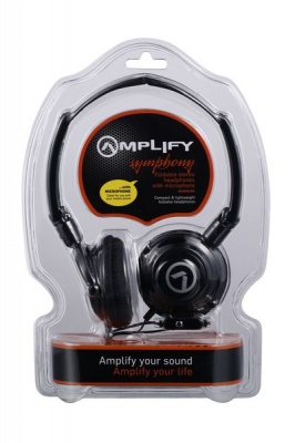 Photo of Amplify Symphony Headphones with Mic - Black