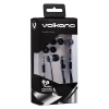 Volkano Metallic Series Earphones with Mic - Black Photo