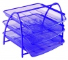Alba 3 Tier Document Tray - Purple Photo