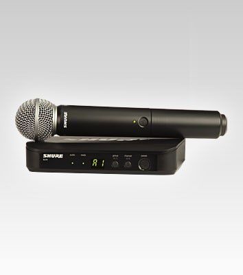 Photo of Shure BLX Wireless Handheld Microphone System - BLX24E/SM58-Q25 movie