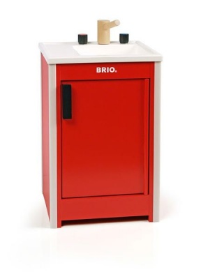 Photo of BRIO Pretend Play Kitchen Sink Red