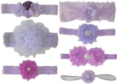 Photo of Baby Headbands Hamper - Lilac
