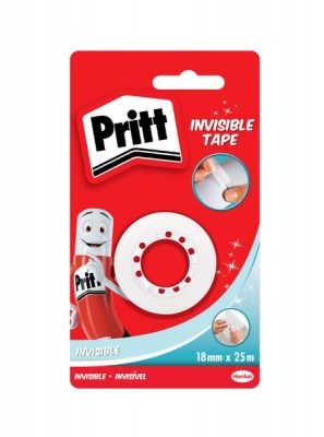 Pritt Invisible Tape 18 mm x 25 m carded