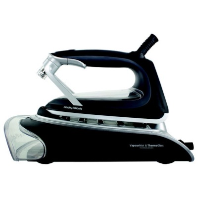 Morphy Richards Iron Steam Station Glass Black 600ml 950W Thermo Glass
