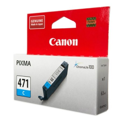Photo of Canon CLI-471 Cyan Single Ink Cartridge