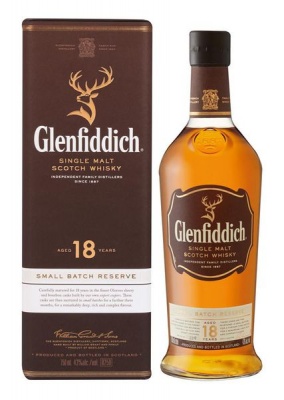 Glenfiddich 18 Year Old Small Batch Reserve Single Malt Whisky 750ml