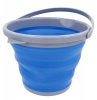Leisure Quip 10 Litre Foldable Bucket Blue Grey