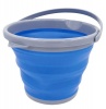 Leisure-Quip - 10 Litre Foldable Bucket - Blue & Grey Photo