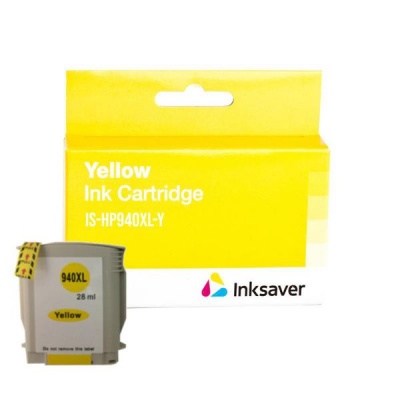 Photo of Inksaver Compatible HP 940XL C4909AE High Yield Yellow Ink Cartridge