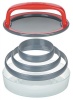 Progressive Kitchenware - 5 Piece Patty Press Set - Grey Photo
