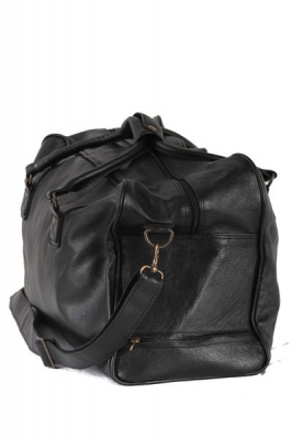 Photo of King Kong Leather King Kong Overnight Leather Bag - Black