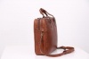 King Kong Leather Crossbody Laptop bag LLP001003 - Tan Photo