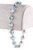Civetta Spark Bracelet - Made With Aquamarine Swarovski Crystal Photo