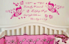 Bedight Butterfly Kisses & Lady Bug Hugs Vinyl Wall Art Photo